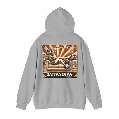 Sativa Diva | Premium Double-Sided Stoner Hoodie