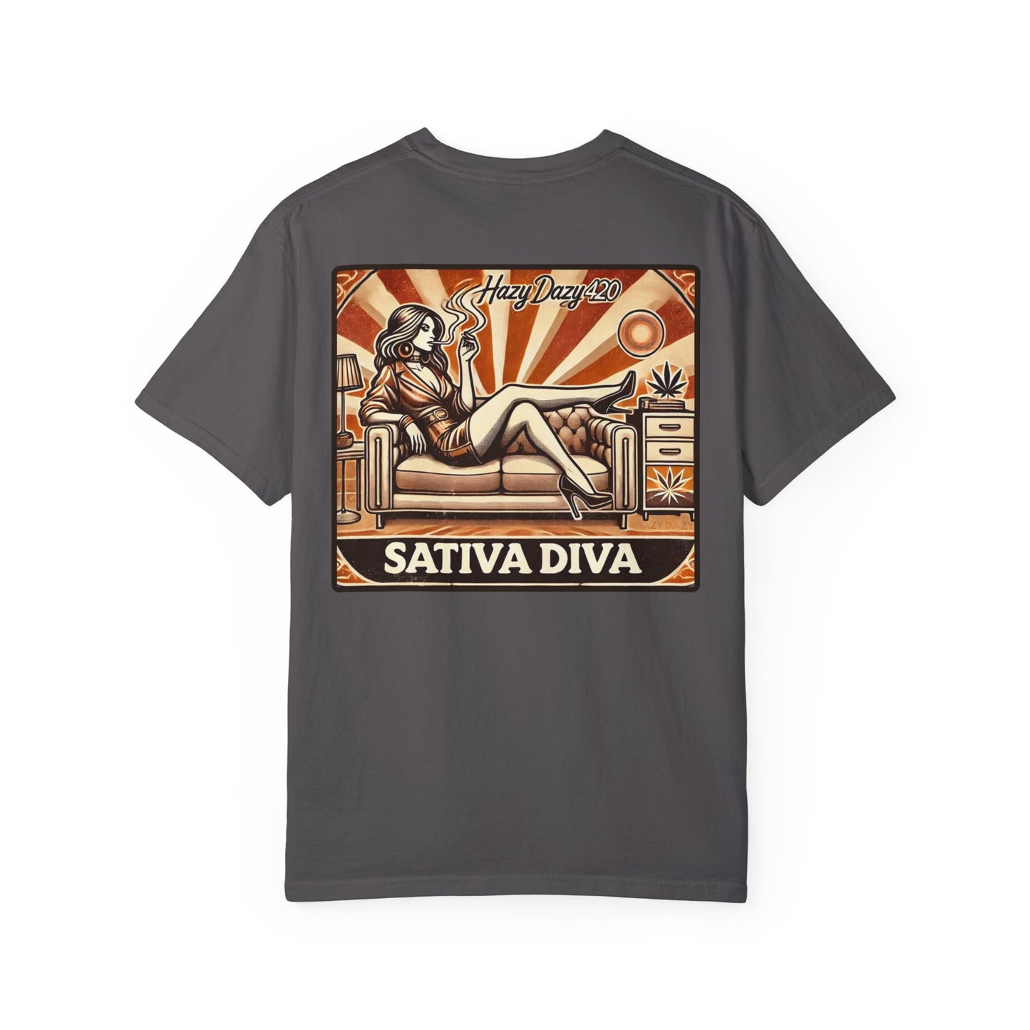 Sativa Diva | Premium Double-Sided Stoner Tee