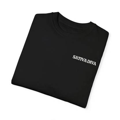 Sativa Diva | Premium Double-Sided Stoner Tee