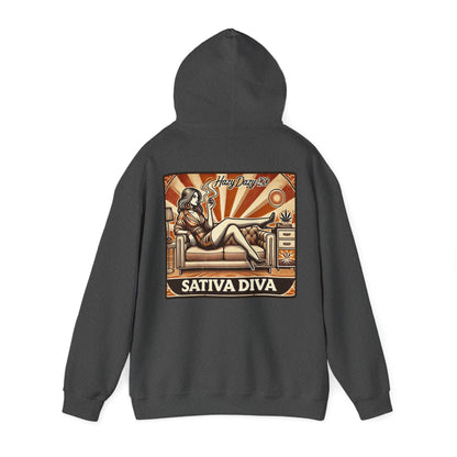 Sativa Diva | Premium Double-Sided Stoner Hoodie