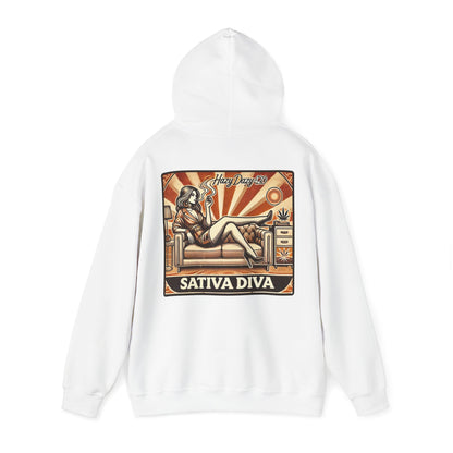 Sativa Diva | Premium Double-Sided Stoner Hoodie