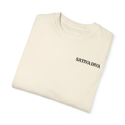 Sativa Diva | Premium Double-Sided Stoner Tee