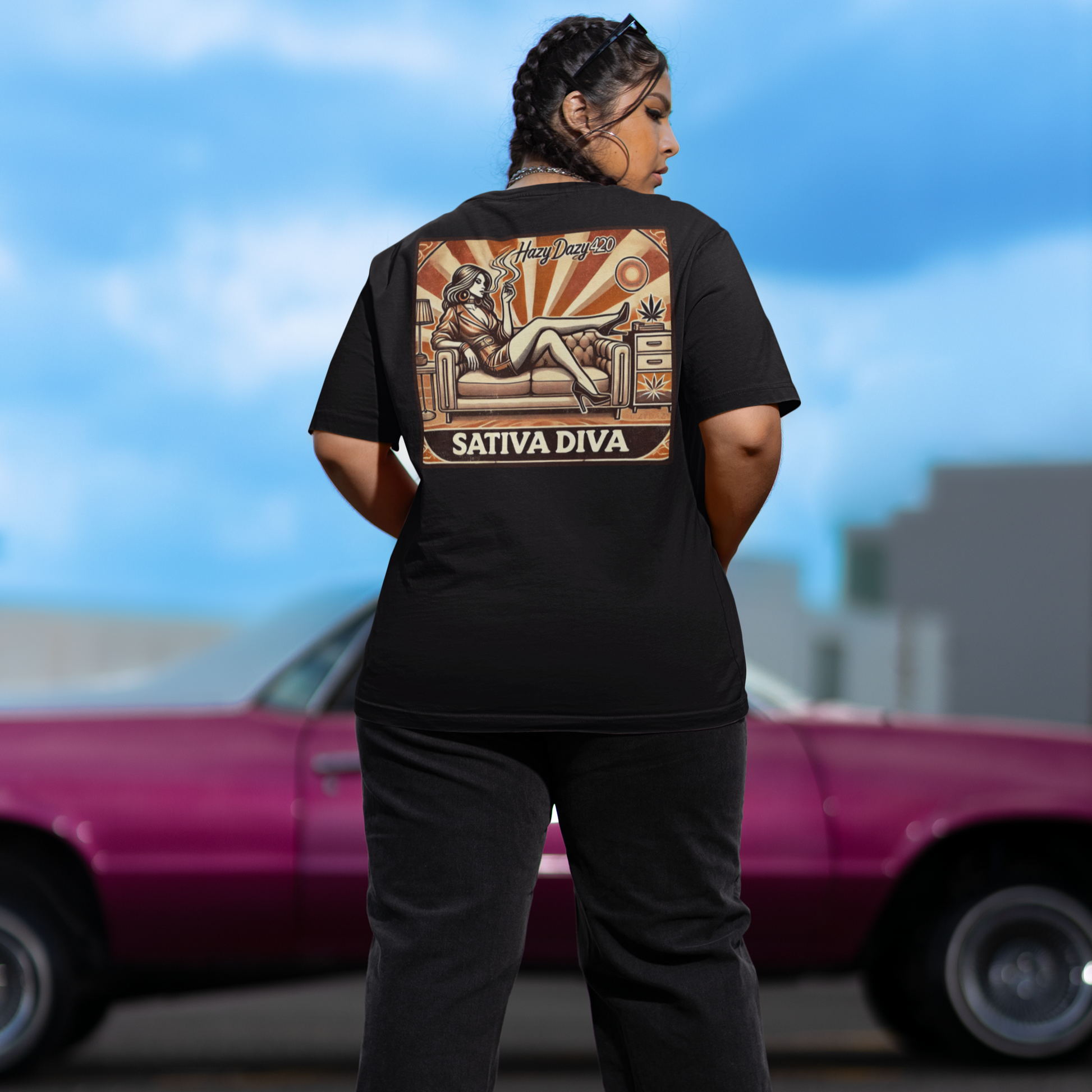 Retro stoner fashion from HazyDazy420 – vintage weed clothing with high vibes