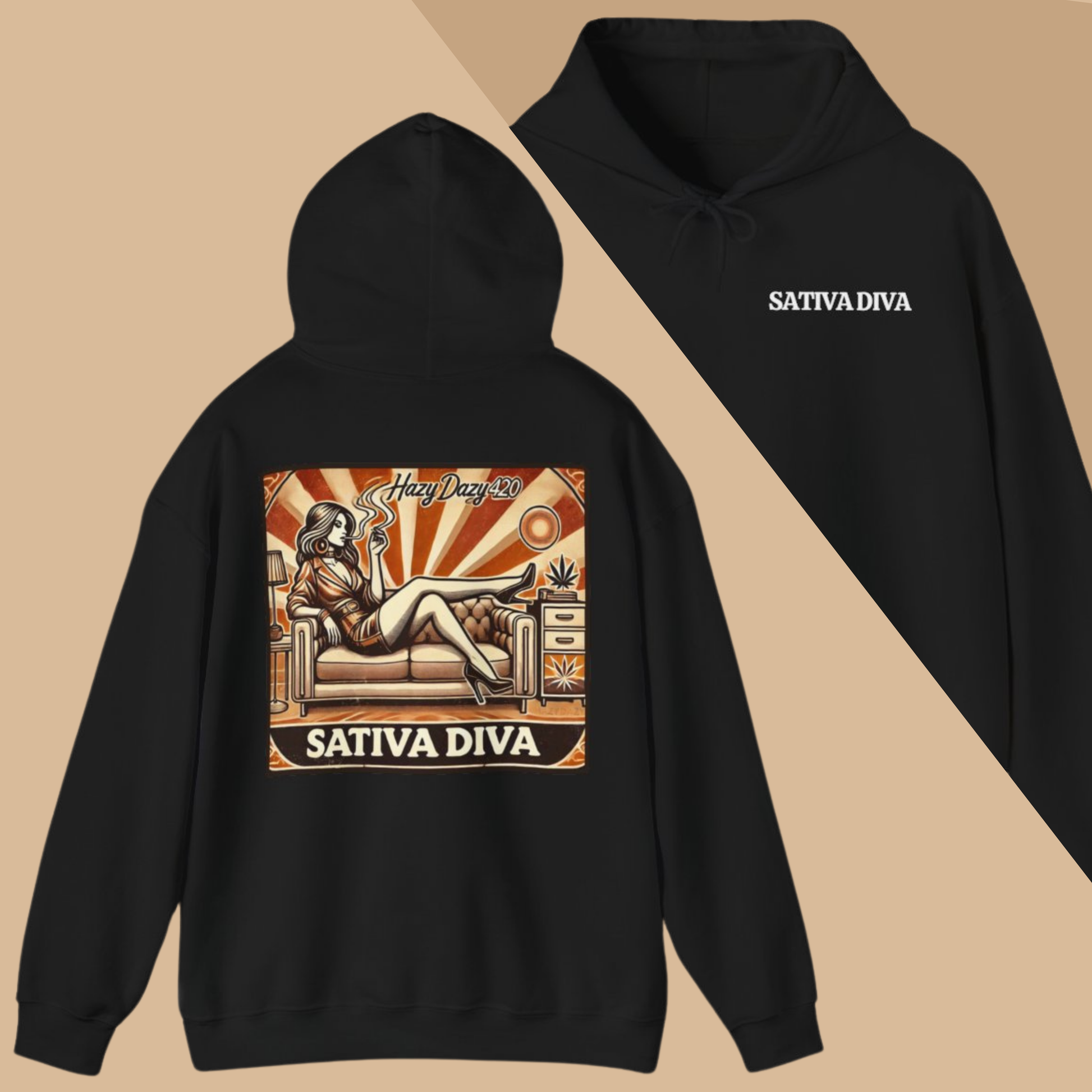 Retro stoner fashion from HazyDazy420 – vintage weed clothing with high vibes